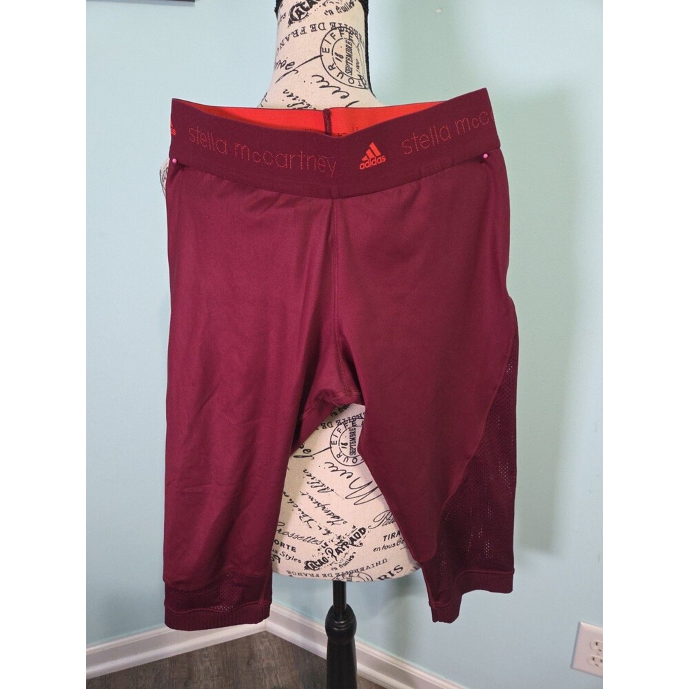 Adidas by Stella McCartney Maroon Training Tights Capri